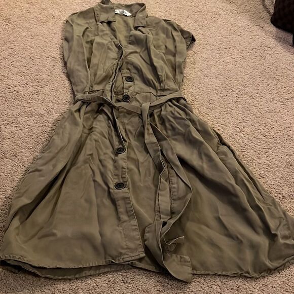 Zara xs button down dress - Picture 3 of 7